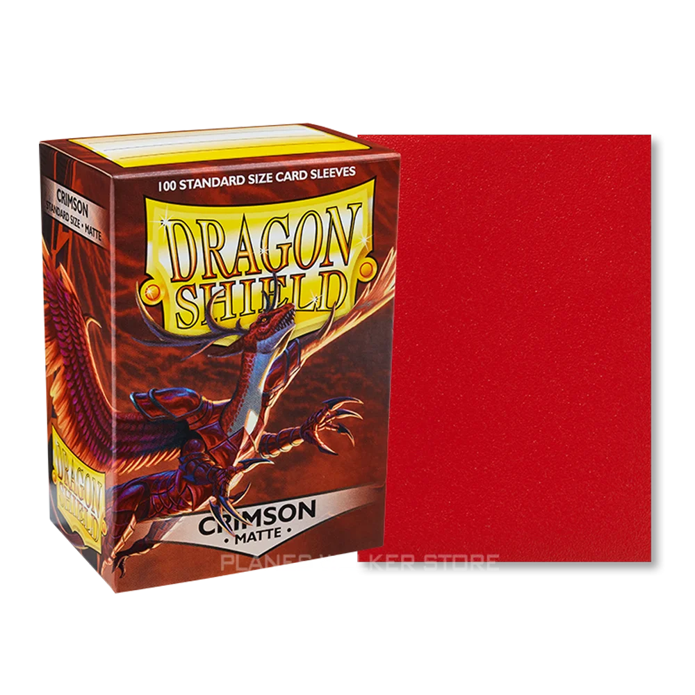 100 PCS Colorful Matte Card Sleeves Dragon Shield TCG Cards Protector