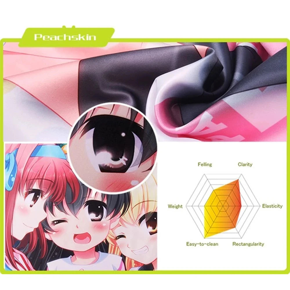 WAIFU Body Dakimakura Cover Hugging Fullbody Anime Pillowcase Double-Sided