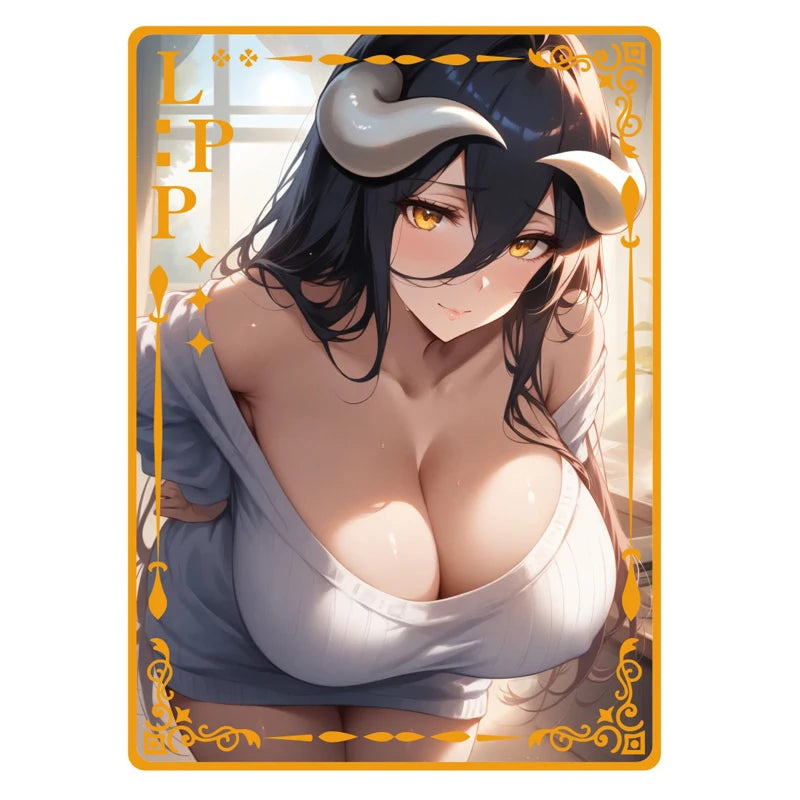 Goddess Story Metal Card Anime Swimwear Girl Collection