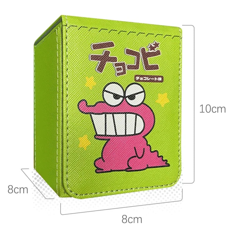 DIY Crayon Shin-Chan Waniyama San PTCG Card Storage Box Anime Gift