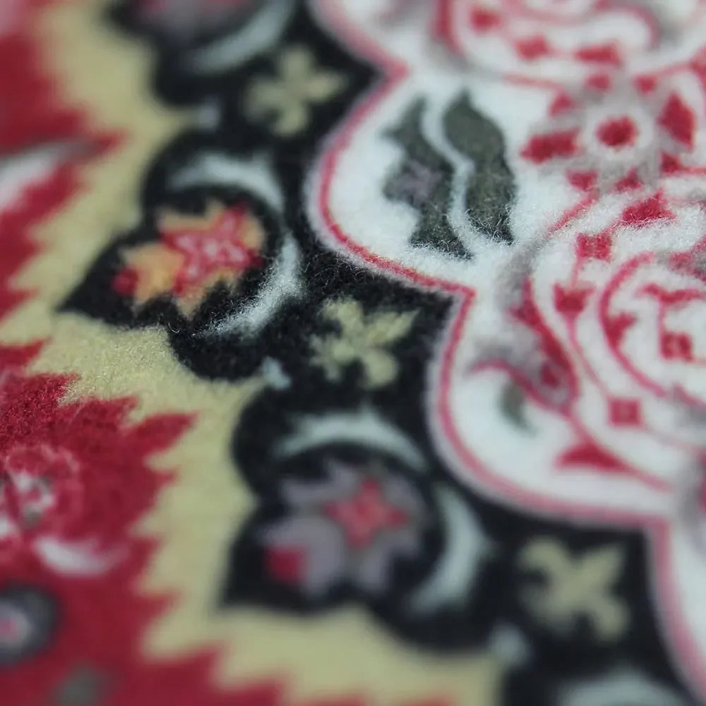 Woven Flower Persian Carpet Small Coaster Non-Slip Mouse Pad Desk Mat