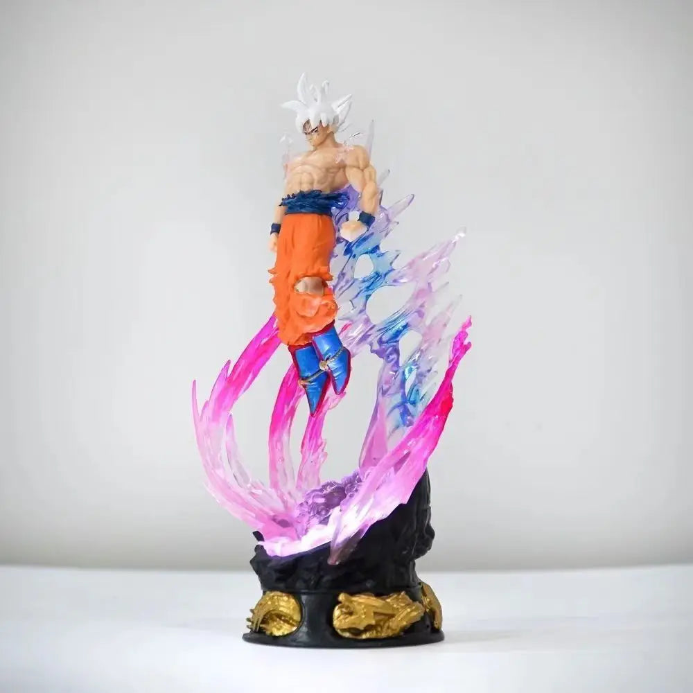 24cm Anime Dragon Ball Son Goku Ultra Instinct Action Figure Model Gift