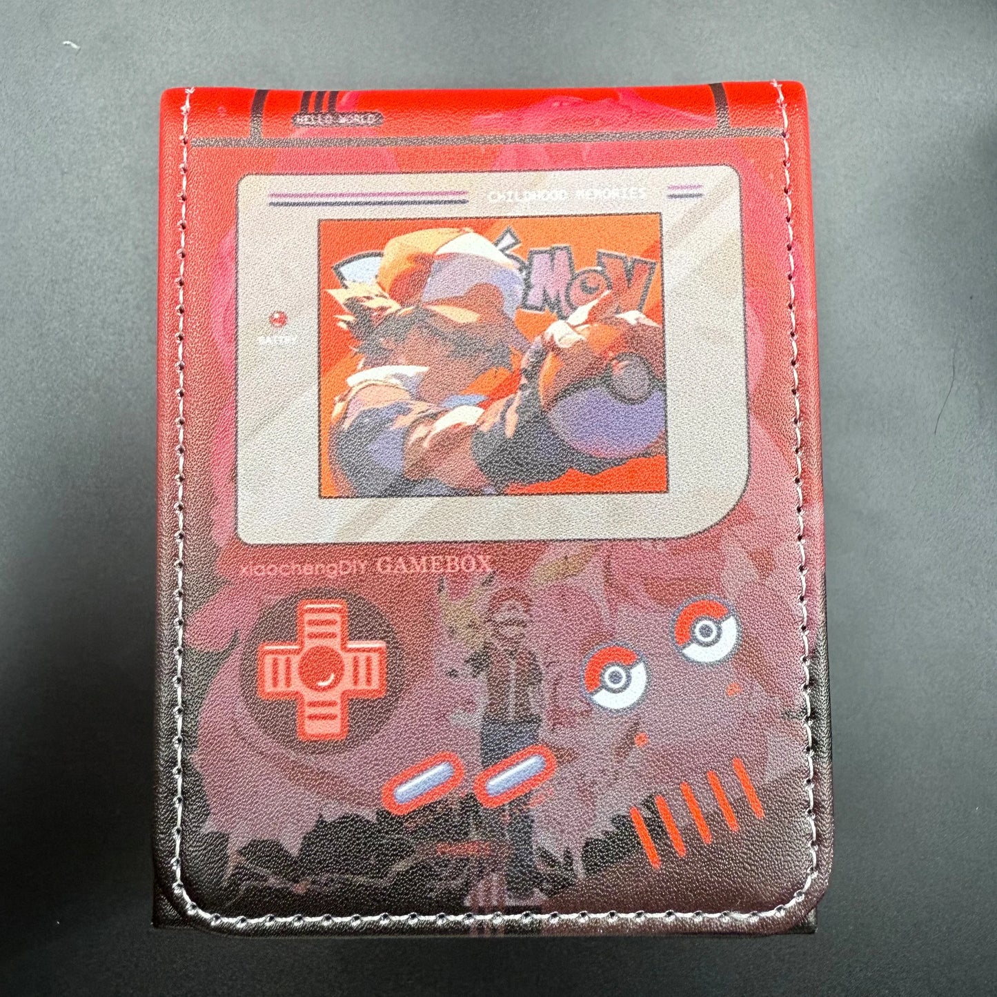 15 Models DIY PTCG Lugia Giratina Card Storage Box Gengar Leather Gift