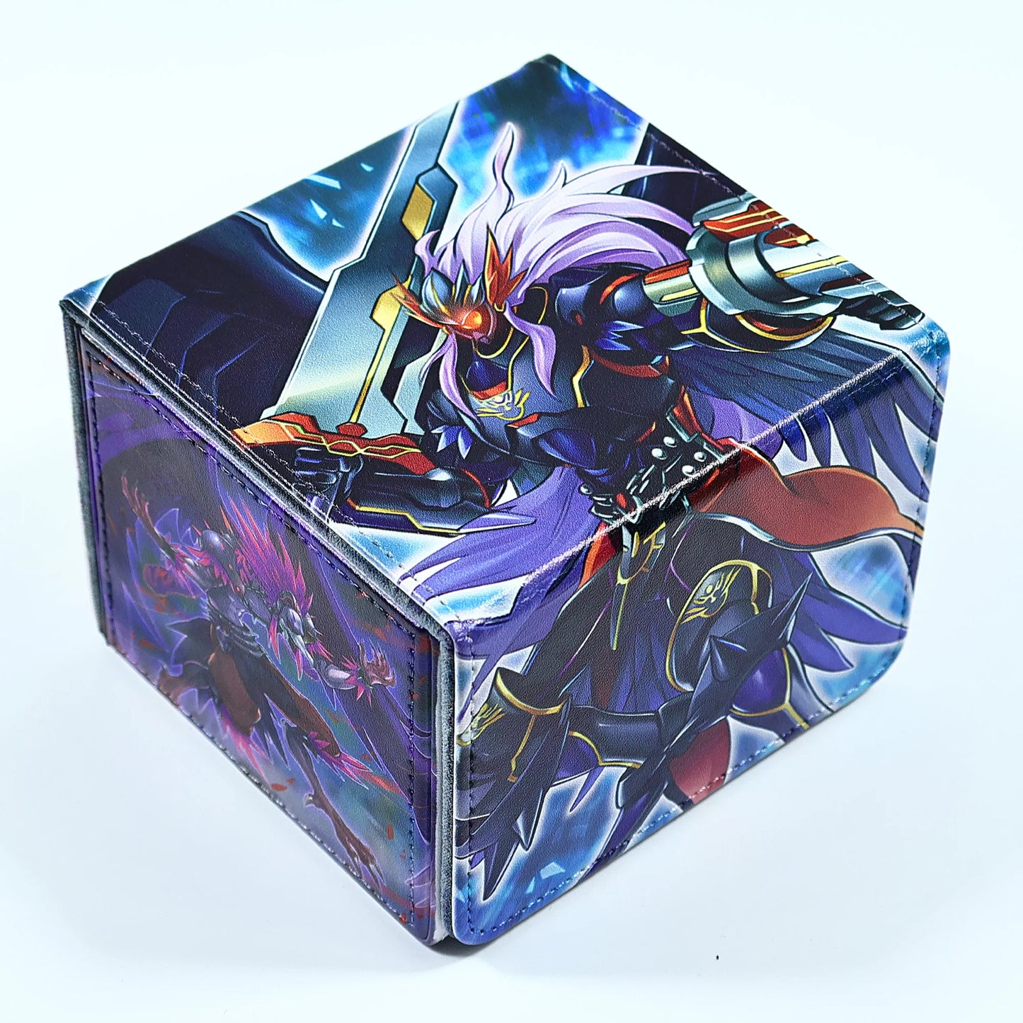 Diy Yu-Gi-Oh Blackwing Card Storage Box Leather Collection TCG Gift