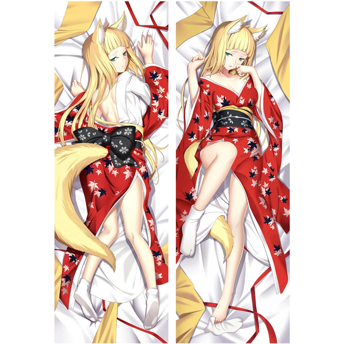 Sanjouno Haruhime Dakimakura Cover Anime Fox Girl Body Pillow Case