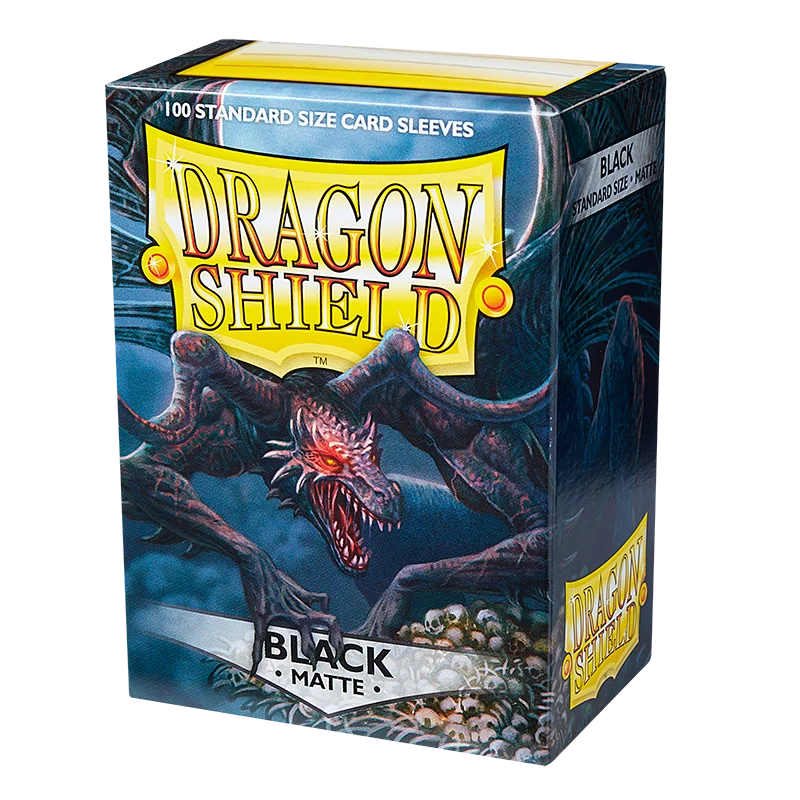 100 PCS Colorful Matte Card Sleeves Dragon Shield TCG Cards Protector