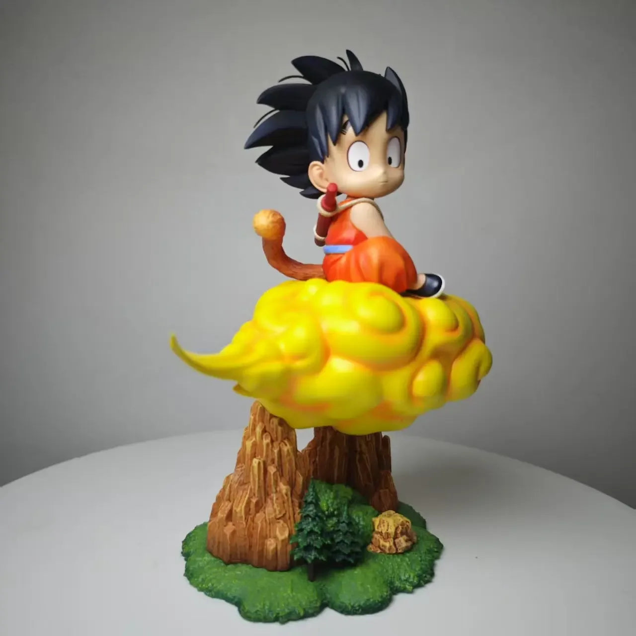 **** In Stock 20cm Dragon Ball Goku PVC Action Figure Sitting on Cloud