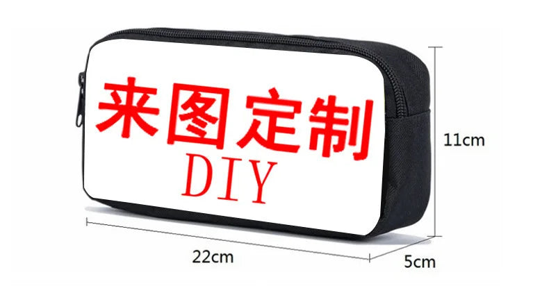 Demon Slayer Backpack 3 Piece Set School Bag Lunch Pencil Case Tanjirou Nezuko