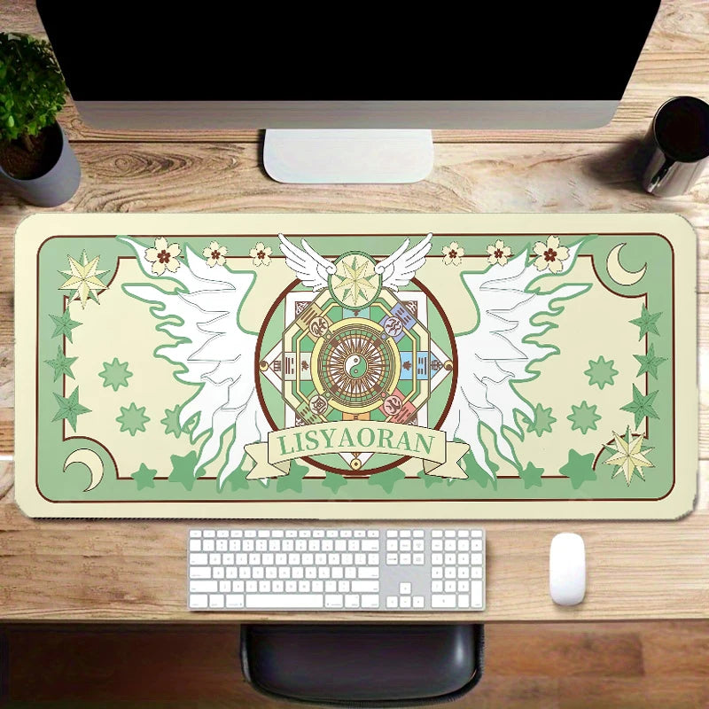 XXL Sakura Card Anime Mousepad Large Gaming Keyboard Mouse Pad Desk Mat