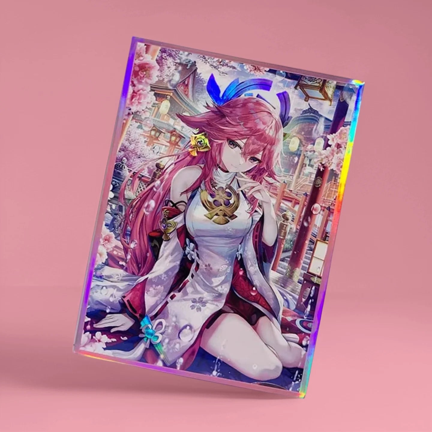 **** 60PCS Genshin Impact Anime Card Sleeves for PTCG MGT PKM WS Trading Cards