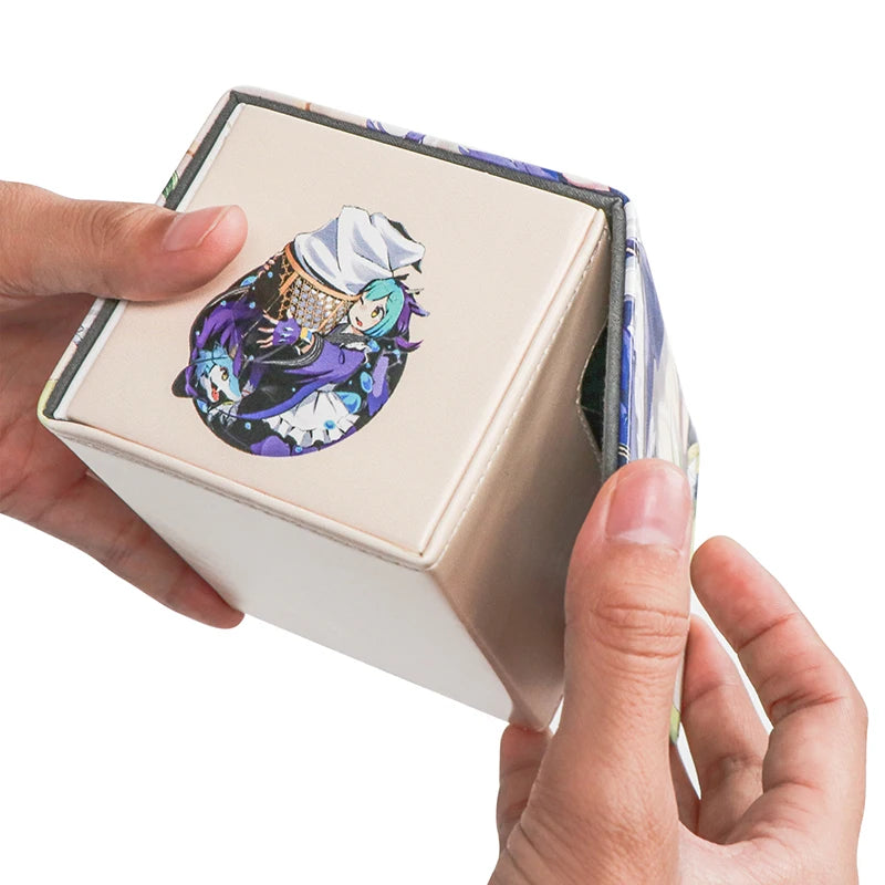 Big Size Anime Pokemon Figure Rosa Deck Box TCG Trading Card Storage