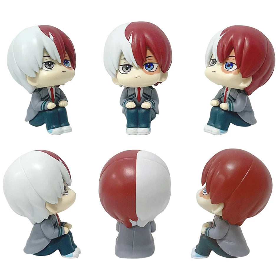 **** 10cm Q Version My Hero Academia Figures Midoriya Bakugou Ochaco Kids Gift