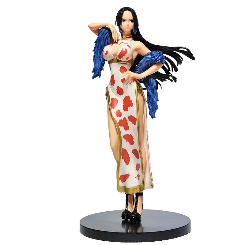 Hot 22cm One Piece Boa Hancock Figure Sexy Girl Statue Action Toy