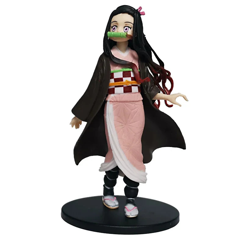 Demon Slayer Action Figure Tanjiro Nezuko Zenitsu Inosuke Collectible