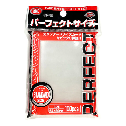 KMC Perfect Fit Card Sleeves 100pcs 64x89mm Standard Size MTG Pokemon