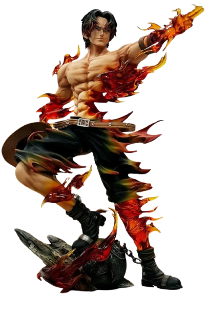 10.2" Ace Figure – One Piece PVC Fire Fist Anime Statue
