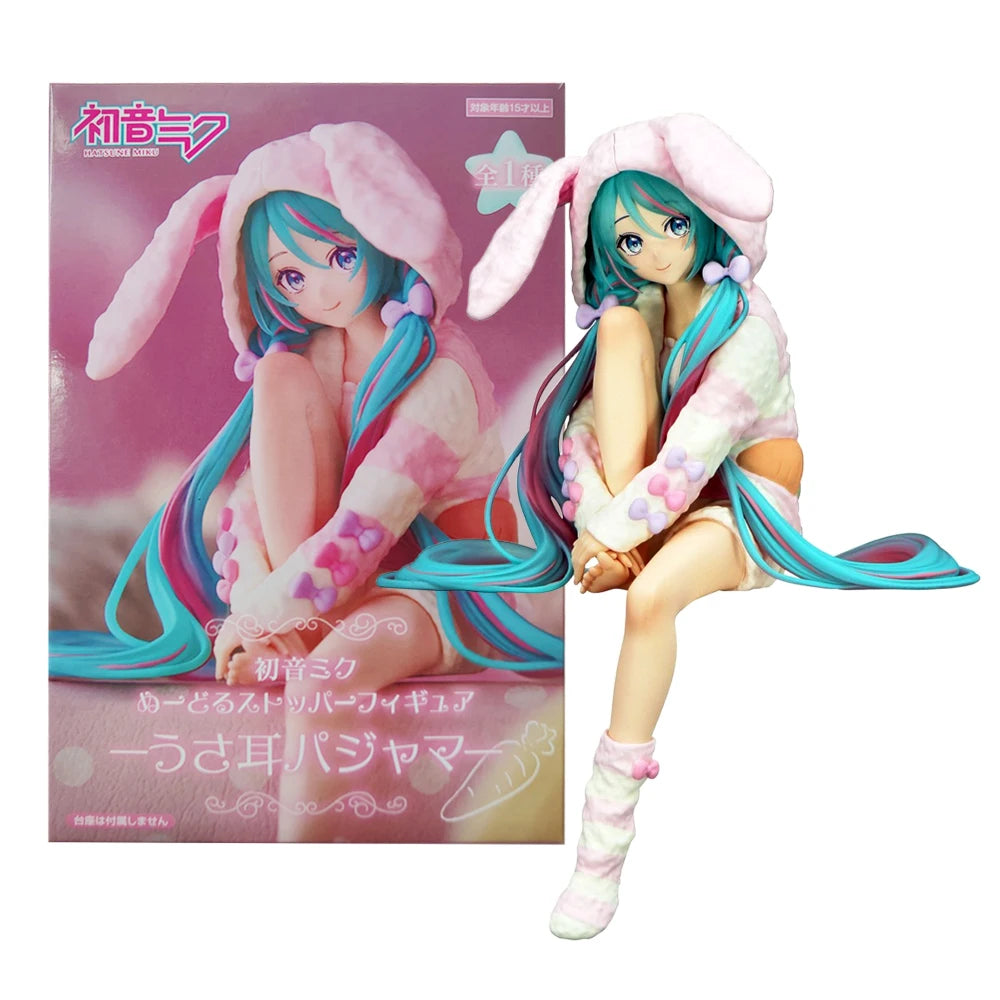 15CM Hatsune Miku Noodle Stopper PVC Figure Collectible Doll