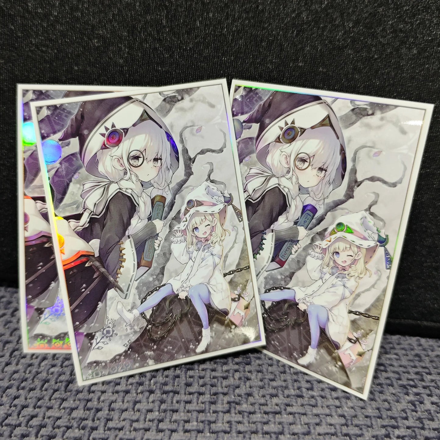 Yugioh Elzette Astellar White Forest Figure Deck Box PU Leather TCG Storage