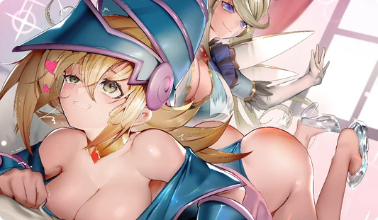 YuGiOh Dark Magician Girl TCG Playmat Rubber Mouse Pad Board Game Mat