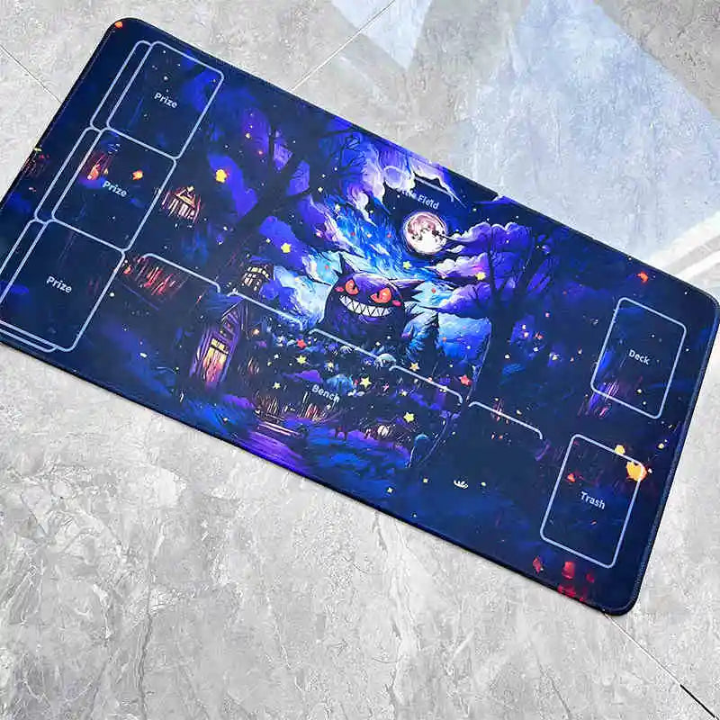 600X300X2Mm PTCG Trainer Nessa Iono Anime Card Mat Waterproof Rubber Pad