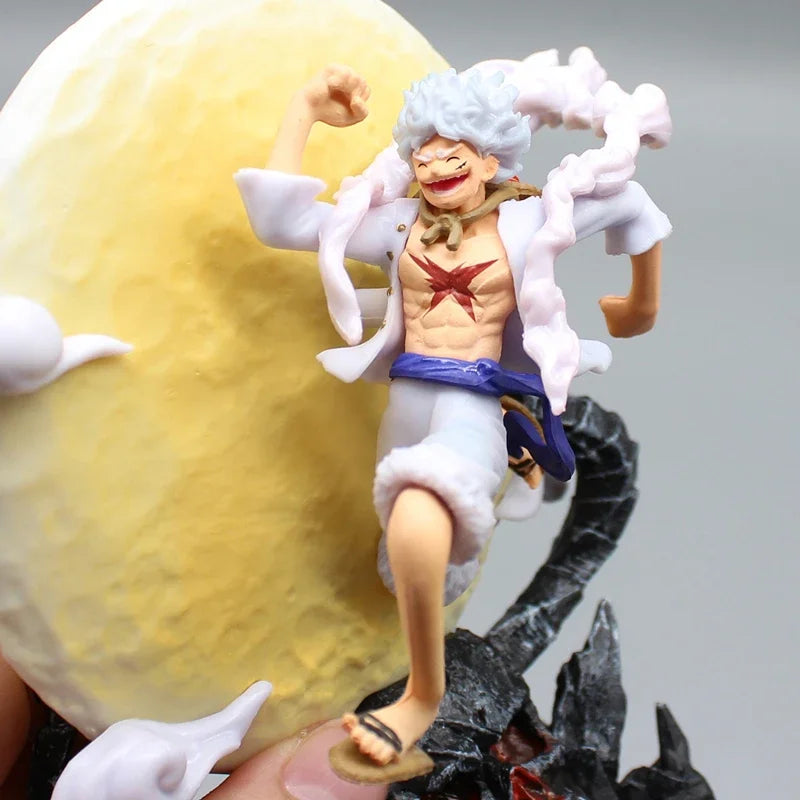 14cm Anime Luffy One Piece Gear 5 Figure PVC Model Statue Gift