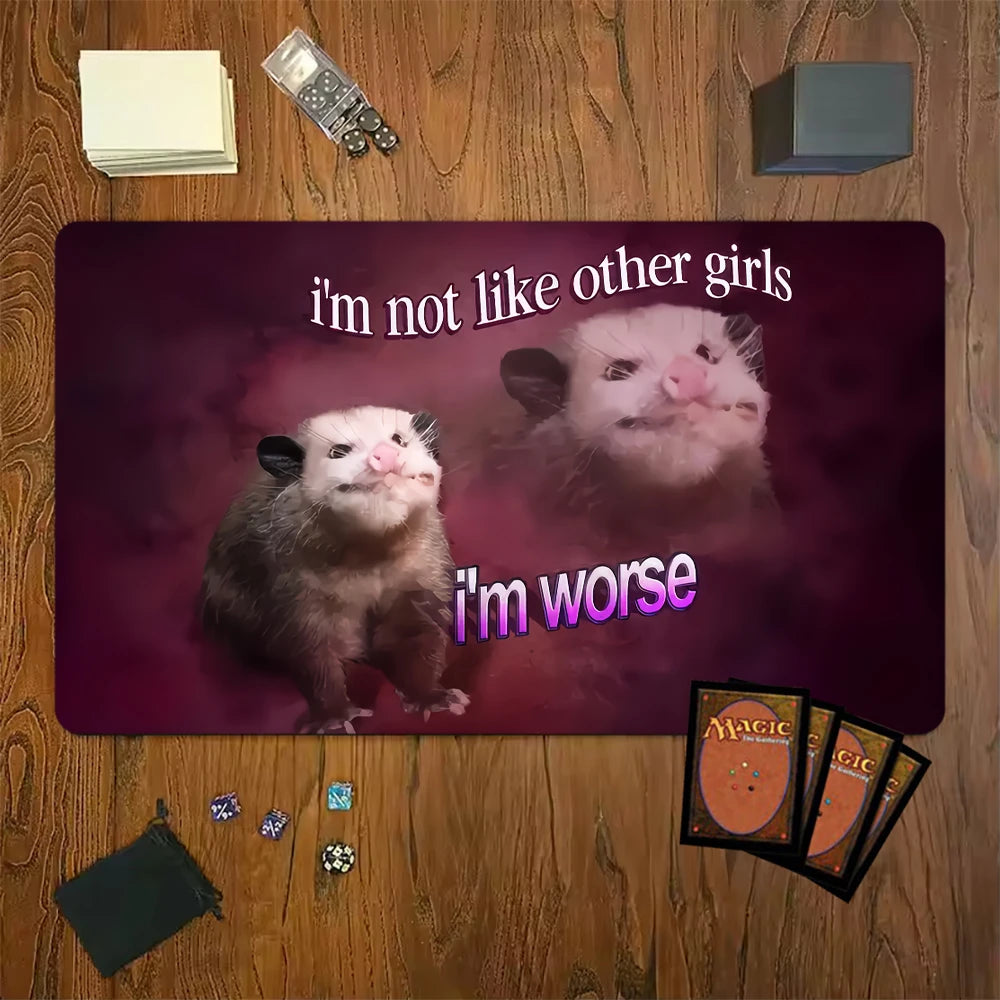 **** Card Game MTG Playmat Mouse Pad Non-Slip for MTG TCG CCG RPG Trading