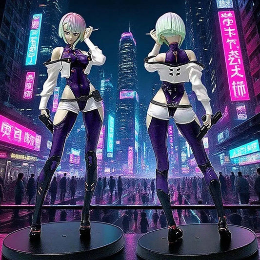 22CM Anime Cyberpunk Edgerunners Lucy Figure PVC Action Model Toy Gift