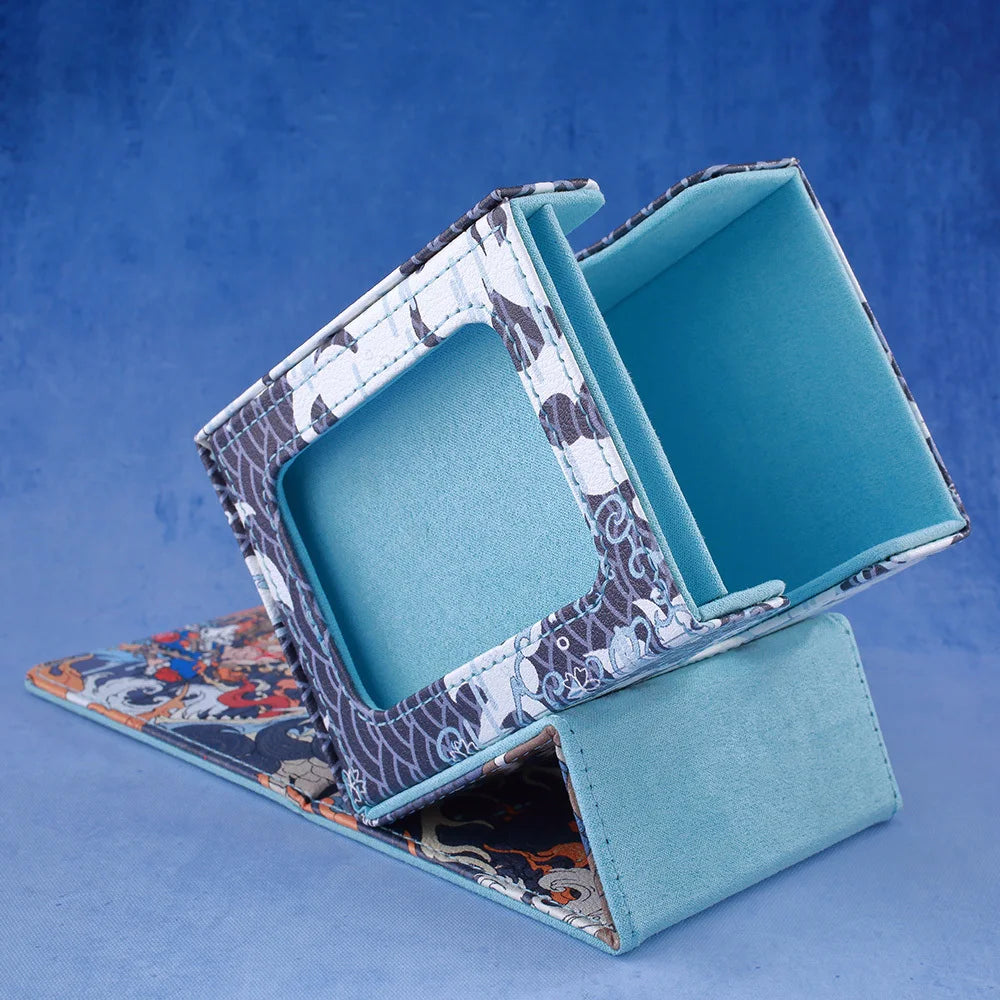 **** Gacha Deck Box for PTCG Cards Trading Card Storage with Display Window