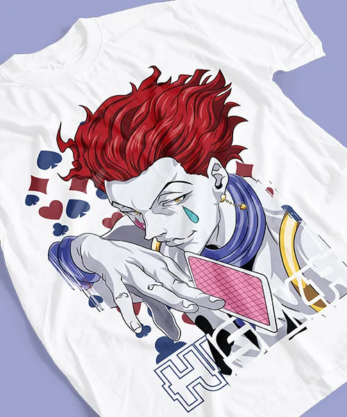 Hisoka Morow Hunter x Hunter T-Shirt – Anime Card Master Tee (Unisex)