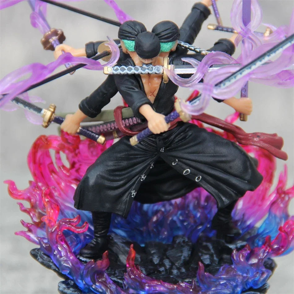 5.9" Asura Zoro Figure – One Piece PVC 9-Sword Style Statue