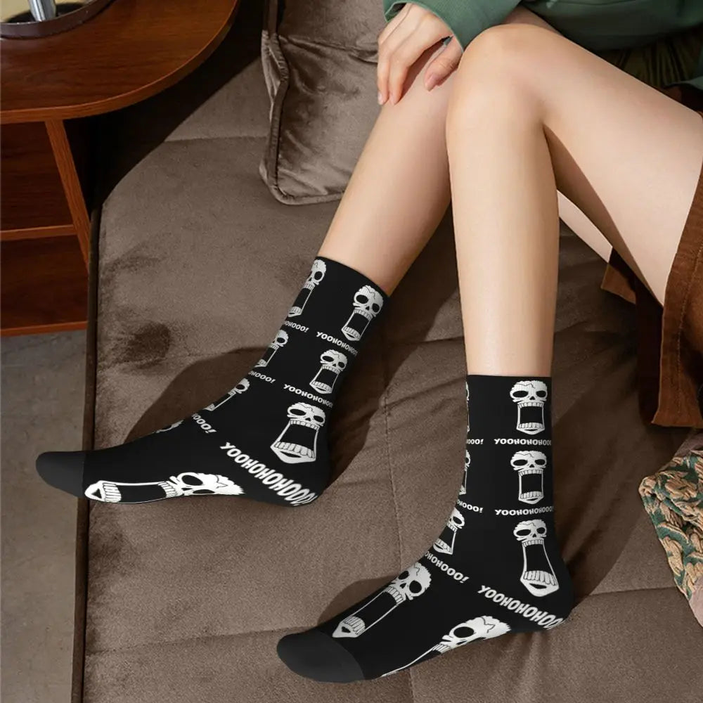 Fashion Men's Anime Socks Tony Tony Chopper Luffy Zoro Law Unisex Crew