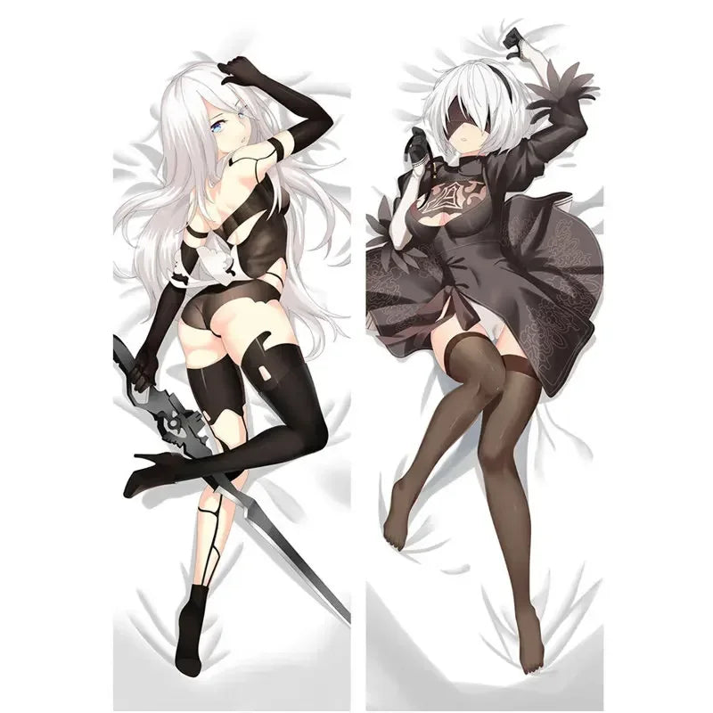 WAIFU NieR:Automata YoRHa Type A 2B 9S Double-sided Pillow Case
