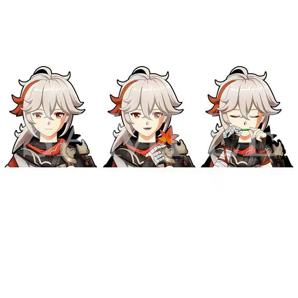 Kazuha 3D Motion Sticker – Genshin Impact Lenticular Peeker Decal