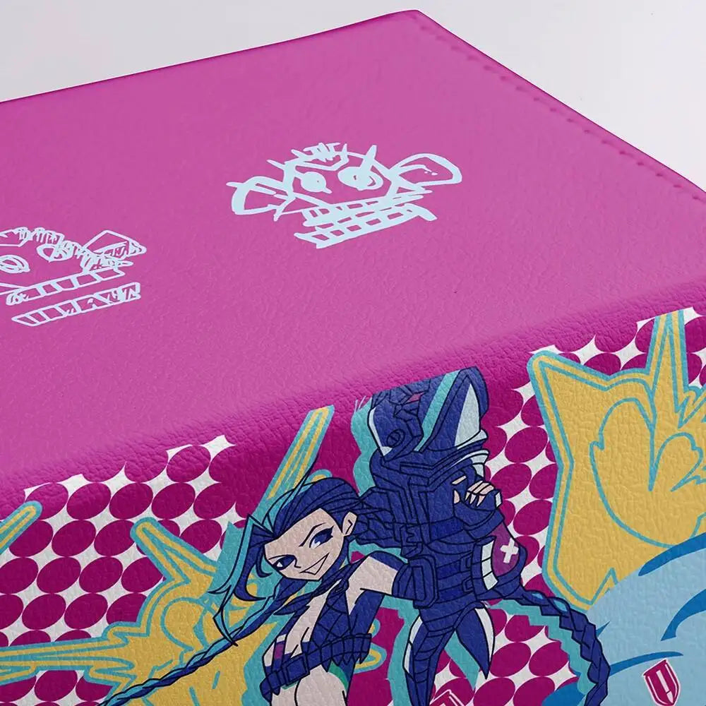 Gacha Card Deck Case League Of Legends Jinx Storage Box TCG Magnetic
