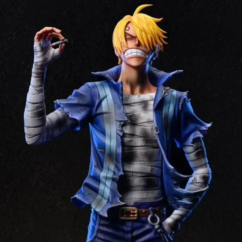 30cm One Piece Roronoa Zoro Vinsmoke Sanji Action Figure PVC Model