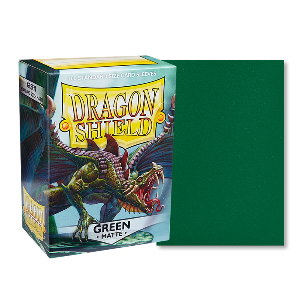 100 PCS Colorful Matte Card Sleeves Dragon Shield TCG Cards Protector