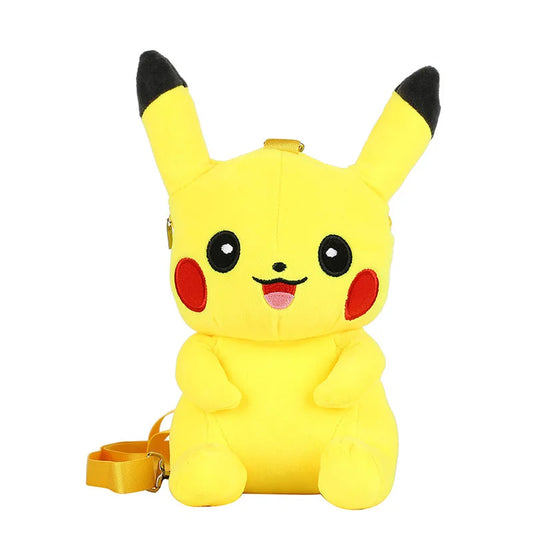Pokemon Pikachu Plush Backpack – 12" Kawaii Shoulder Bag for Kids & Fans