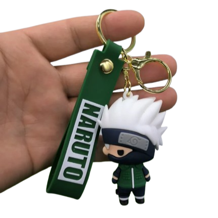 Naruto Hatake Kakashi PVC Keychain – 2″ Mini Figure Pendant