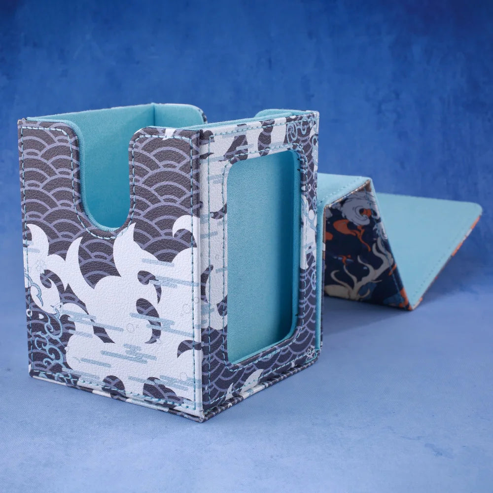 **** Gacha Deck Box for PTCG Cards Trading Card Storage with Display Window