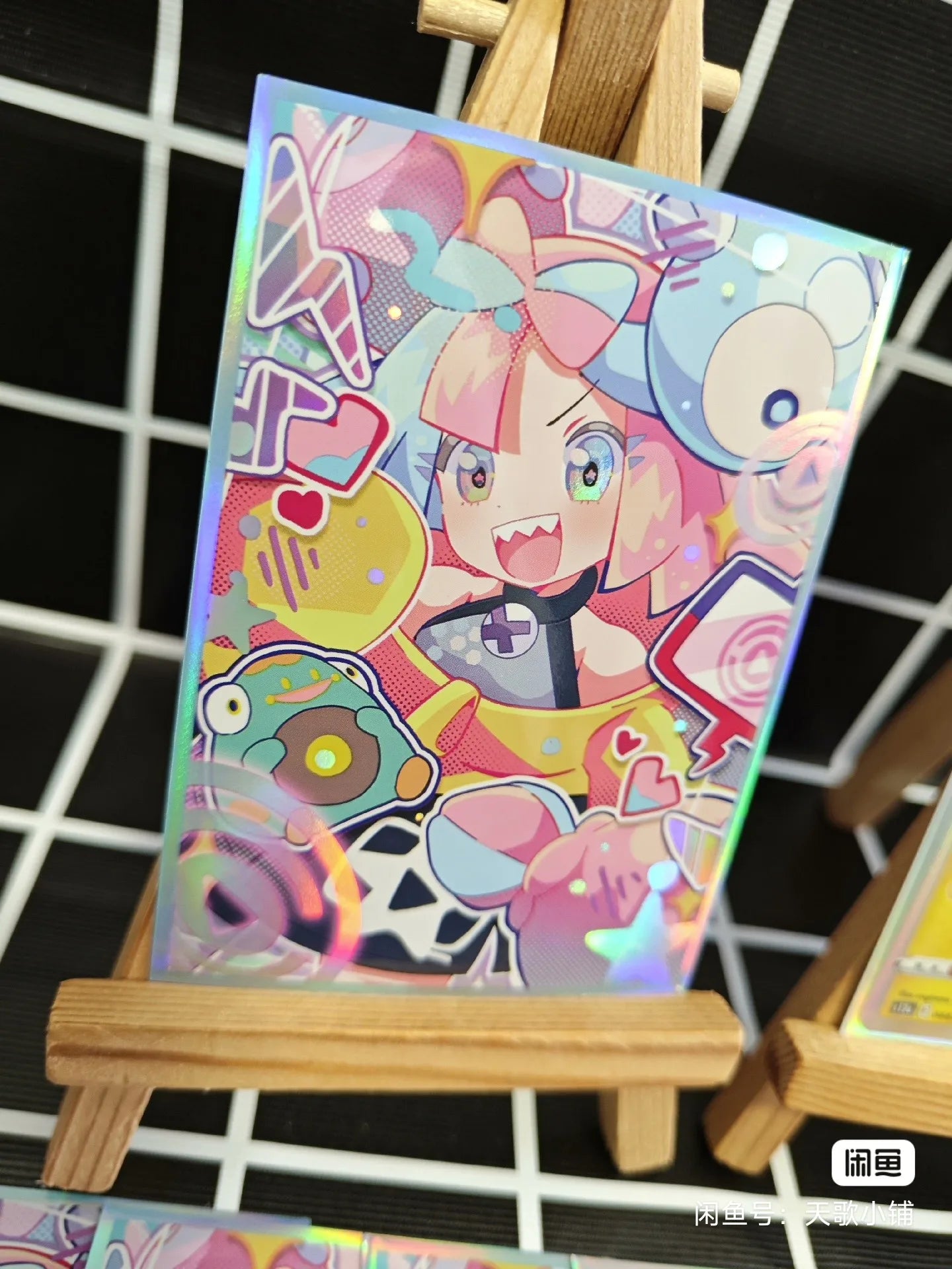 Pokemon Lono Deck Box Cute Anime Girl PTCG Trading Card Storage Case