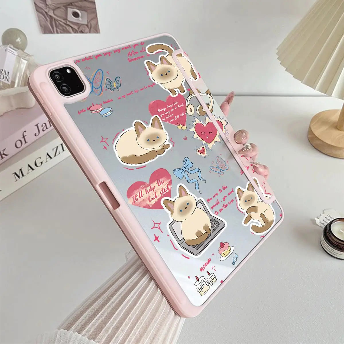 Musical Cat Smart Case for iPad 10.2 11 12.9 Air Pro 6th 5th 2025