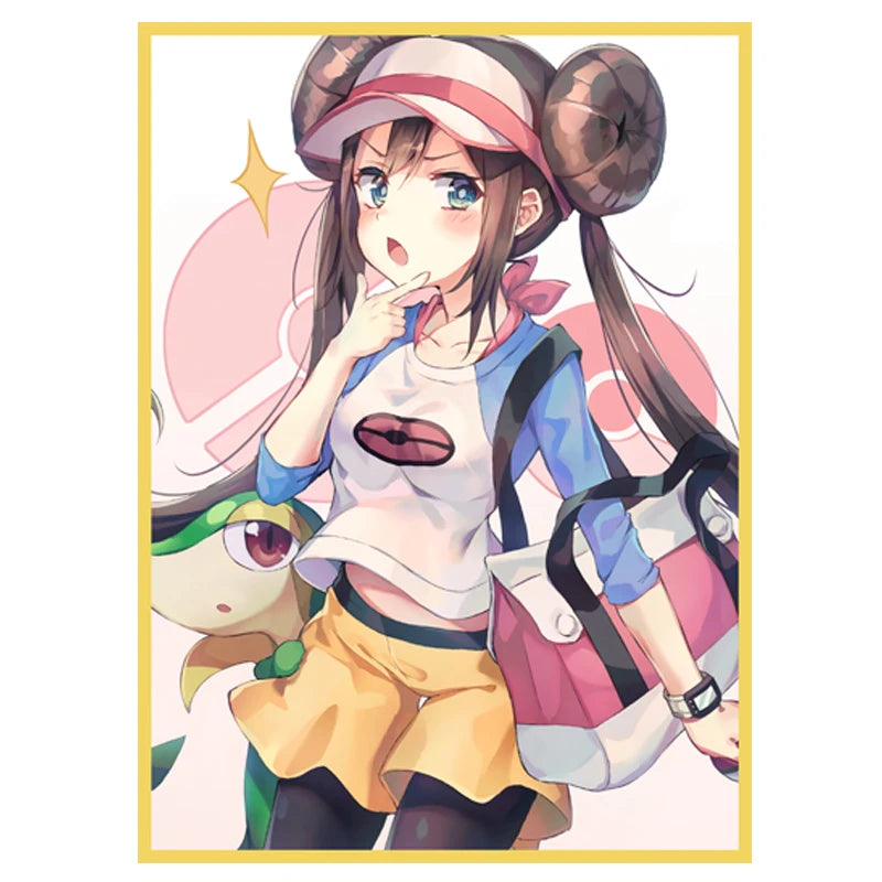 Pokemon Lono Deck Box Cute Anime Girl PTCG Trading Card Storage Case