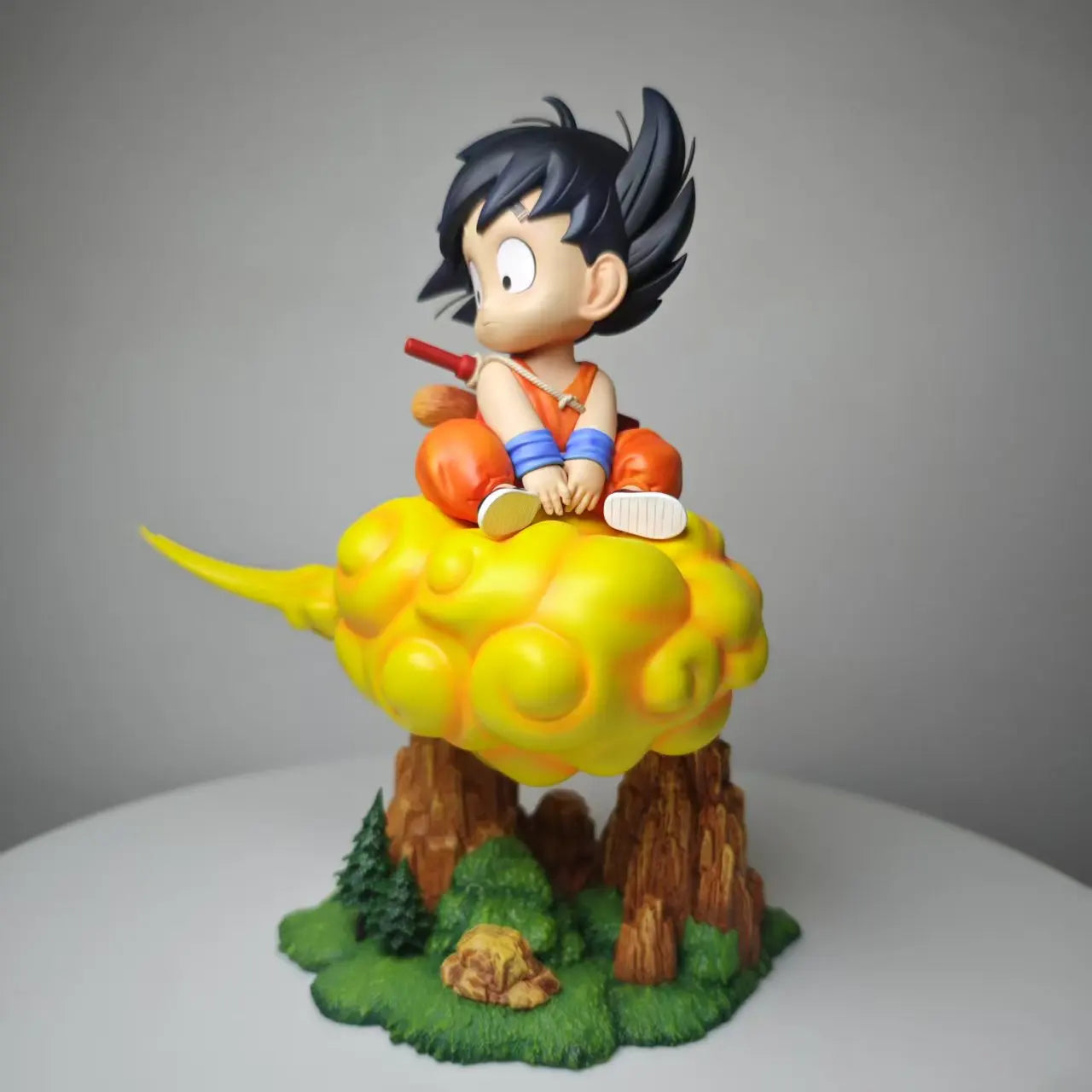 **** In Stock 20cm Dragon Ball Goku PVC Action Figure Sitting on Cloud