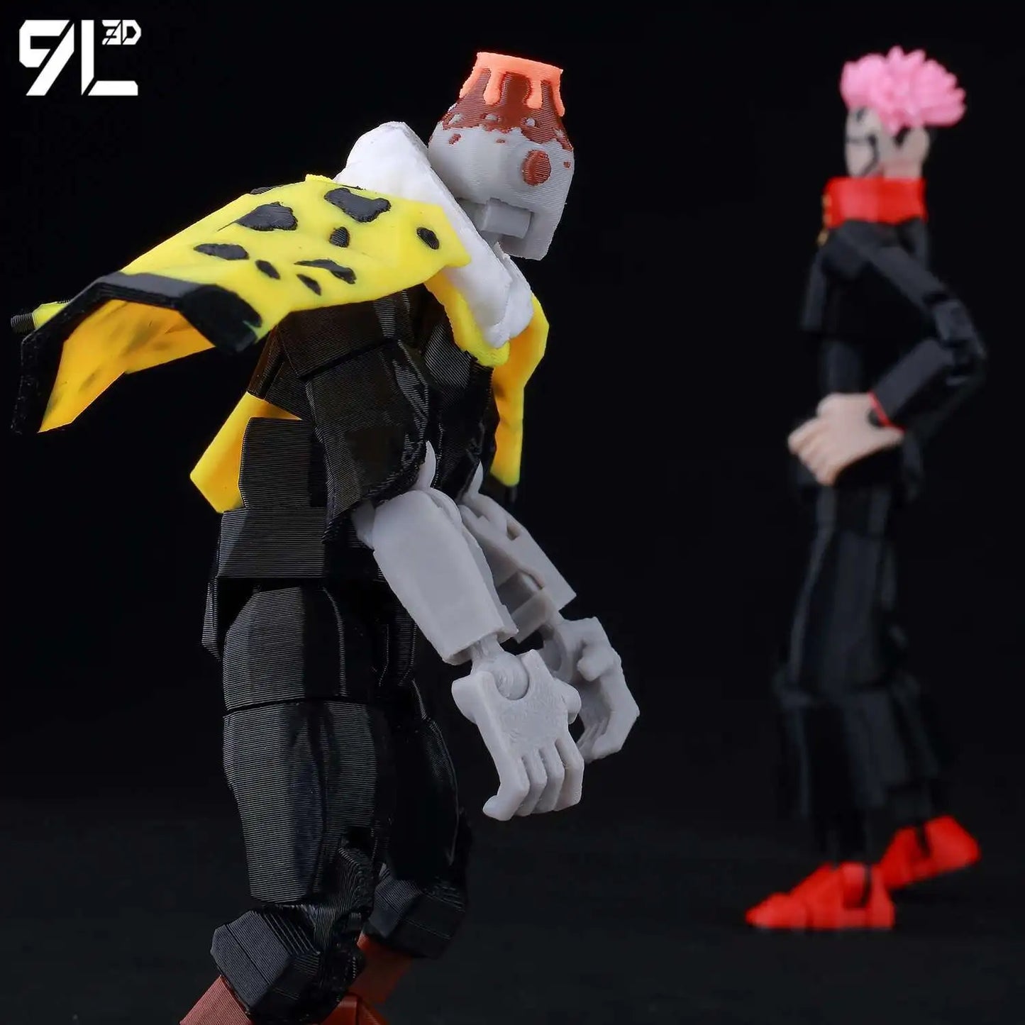 **** 9L3D Printed Jujutsu Kaisen Action Figures Sukuna Yuji Yuta Gojo