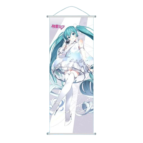 Hatsune Miku Wall Scroll Poster – Peach Skin Hanging Tapestry