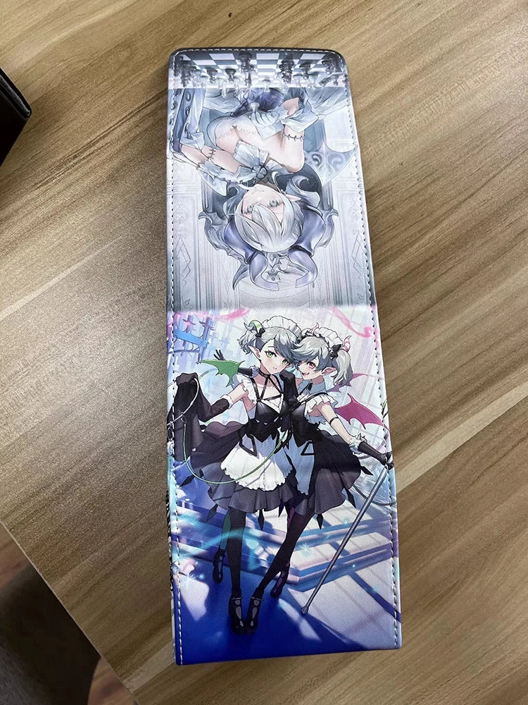 Yugioh Dragonmaid Deck Box PU Leather Storage 100+ TCG OCG Trading Cards