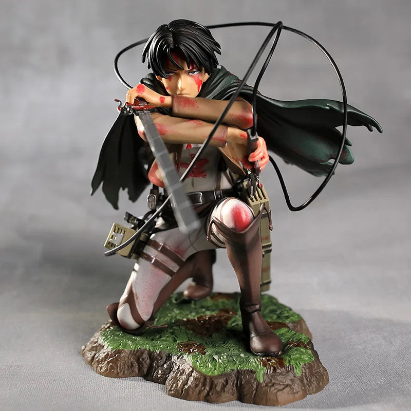 Anime Attack on Titan Levi Ackerman PVC Action Figure Model Toy
