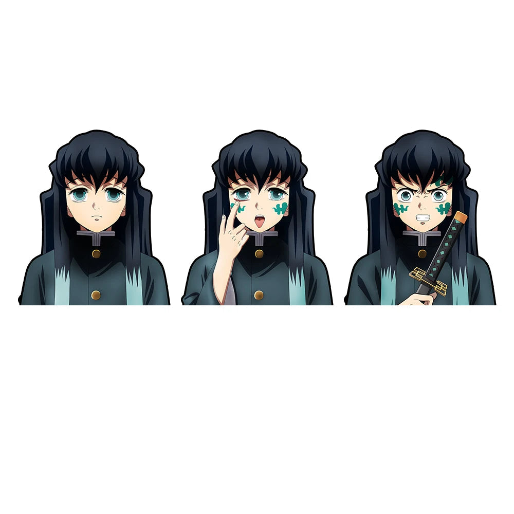 Muichiro Tokito 3D Motion Sticker – Demon Slayer Anime Decal