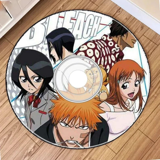 Anime CD Circular Carpet Cartoon Mat for Living Room Bedroom Decor
