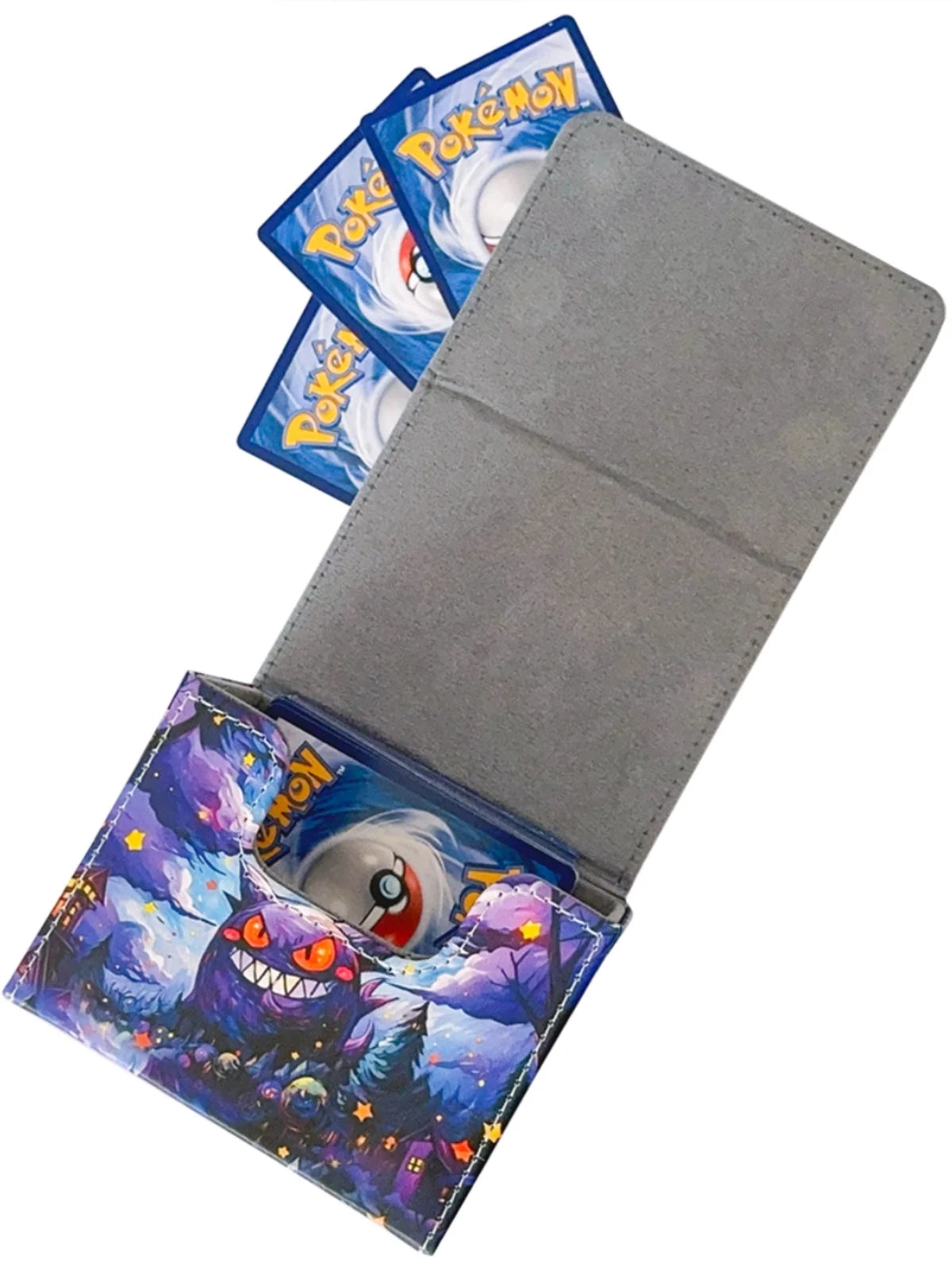 Big Size Anime Pokemon Figure Deck Box Storage for Trading Cards 110+